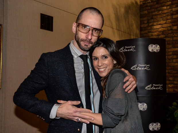 Cazé Peçanha e Sarah Oliveira em show em São Paulo (Foto: Caio Duran/ Ag. News)