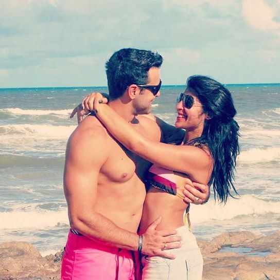 Priscila Pires e marido (Foto: Instagram / Reprodução)