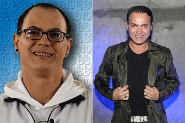 Dicésar fez implante de cabelo, trocou os óculos por lentes e fez tratamento estético nos dentes (Foto: TV Globo/Divulgação/Reprodução)