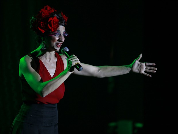 Concurso de Drag queen no teatro Rival - Cucaracha Bombril (Foto: Anderson Barros / EGO)