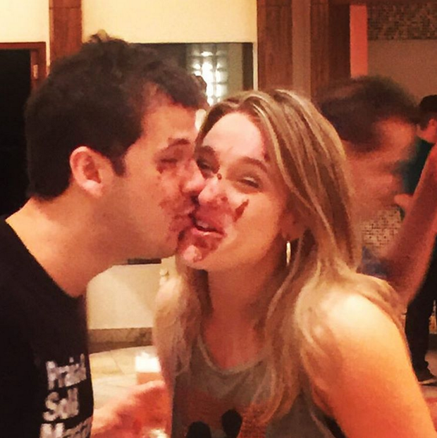 Fernanda Gentil com o marido, Matheus Braga (Foto: Reprodução/Instagram)