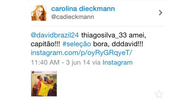 Carolina Dieckmann (Foto: Twitter/Reprodução)