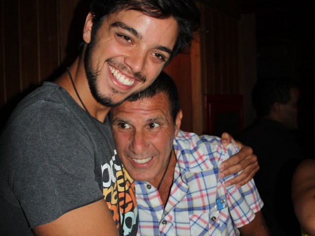 Rodrigo Simas e Eri Johnson no Teatro Leblon (Foto: Rogério Fidalgo / AgNews)