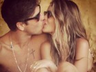 Yasmin Brunet dá beijo apaixonado no namorado e posta foto