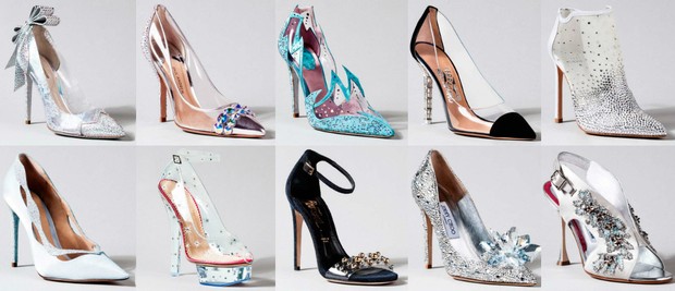 Sapatos inspirados no filme Cinderella (Foto: Divulgação)