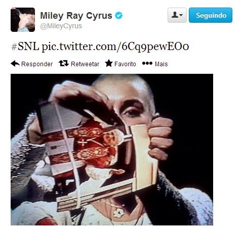 Miley Cyrus (Foto: Reprodução / Twitter)