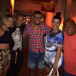 Sheik, Naldo, Moranguinho, Batata e mulher (Foto: Reprodução/Instagram)