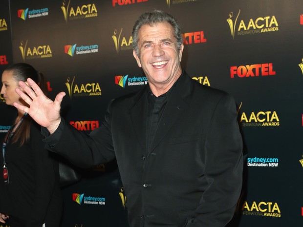 Mel Gibson em prêmio em Los Angeles, nos Estados Unidos (Foto: Jonathan Leibson/ Getty Images/ AFP)