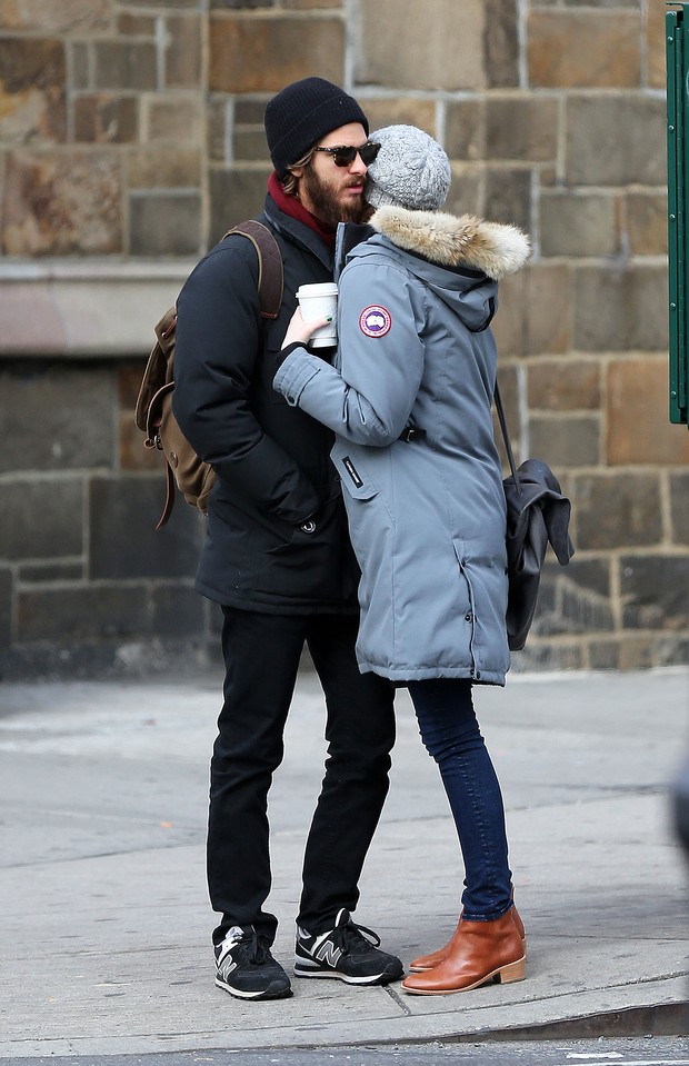 Emma Stone e Andrew Garfield (Foto: AKM-GSI/ Agência)