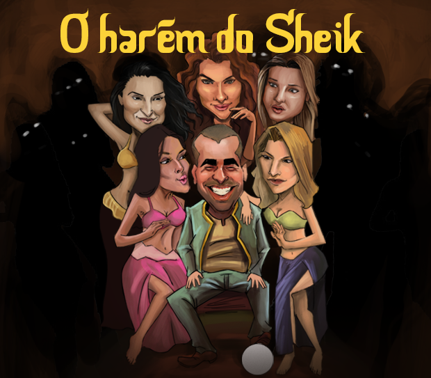 Harém do Sheik (Foto: Enderson Santos / Ego)