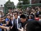 Evento com David Beckham na China termina em tumulto e sete feridos