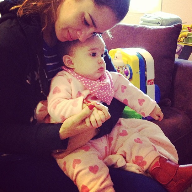 Vera Viel com a filha caçula, Helena (Foto: Instagram/ Reprodução)