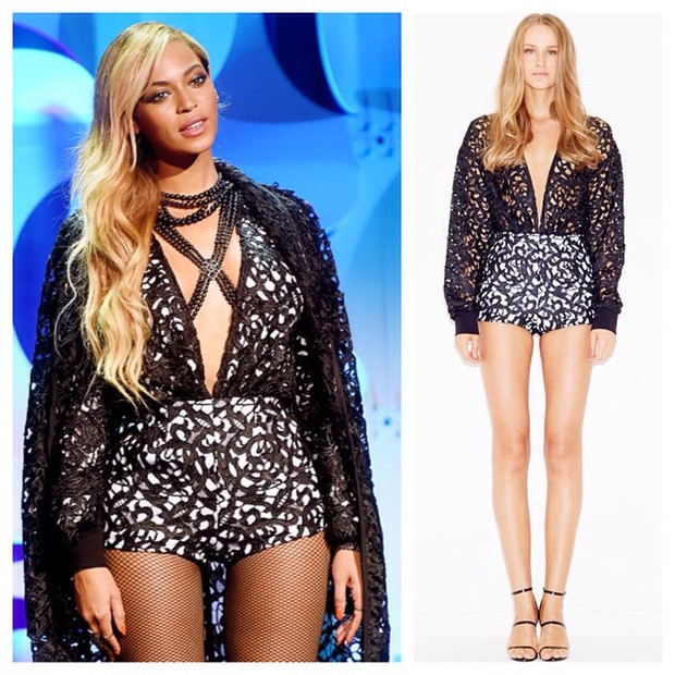 Beyoncé com look do estilista LaQuan Smith (Foto: Reprodução/Instagram)