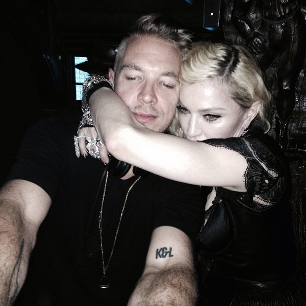 Diplo e Madonna (Foto: Reprodução/Instagram)