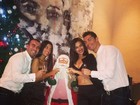 Namorada de Cristiano Ronaldo posta fotos da festa de réveillon dos dois