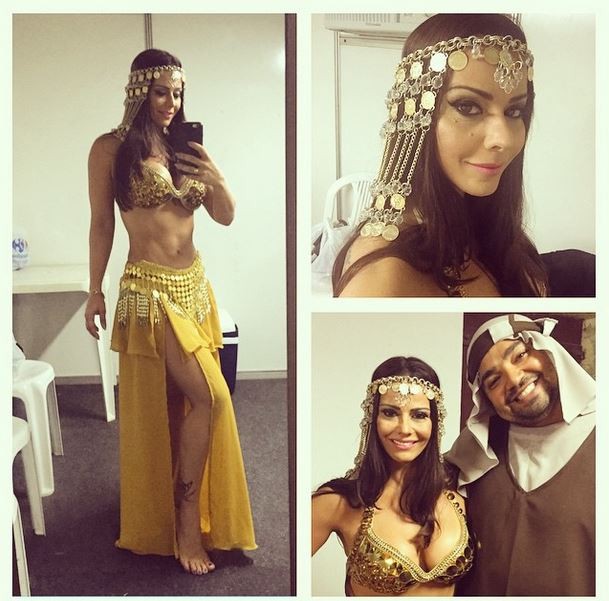 Viviane Araújo vestida de Salomé para &#39;Paixão de Cristo&#39; (Foto: Instagram)