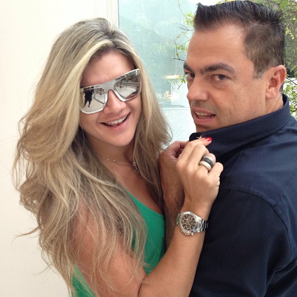 Mirella Santos com Marco Antônio di Biaggi  (Foto: Instagram/ Reprodução)