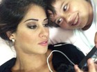 Mayra Cardi posta foto com o filho