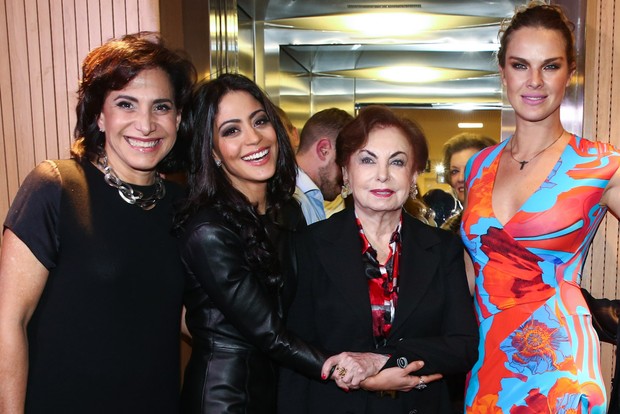 Totia Meireles, Carol Castro, Beatriz Segall e Letícia Birkheuer em estreia de musical em São Paulo (Foto: Manuela Scarpa/Photo Rio News)