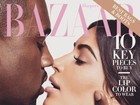 Kim Kardashian e Kanye West posam juntos para capa de revista