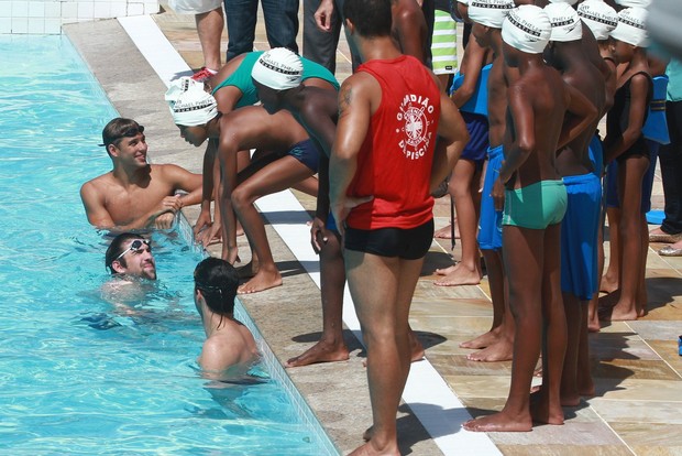 Michael Phelps (Foto: Clayton Militão / FotoRionews)