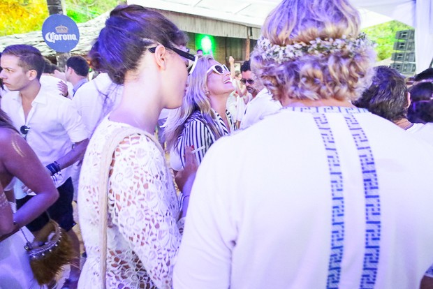 Kate Moss na festa do Taípe, em Trancoso (Foto: Divulgação)