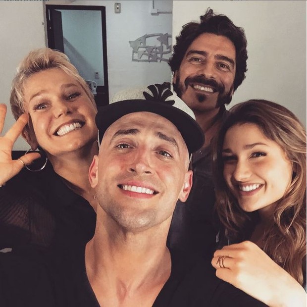 Xuxa, Paulo Gustavo, Sasha e Junno (Foto: Instagram / Reprodução)