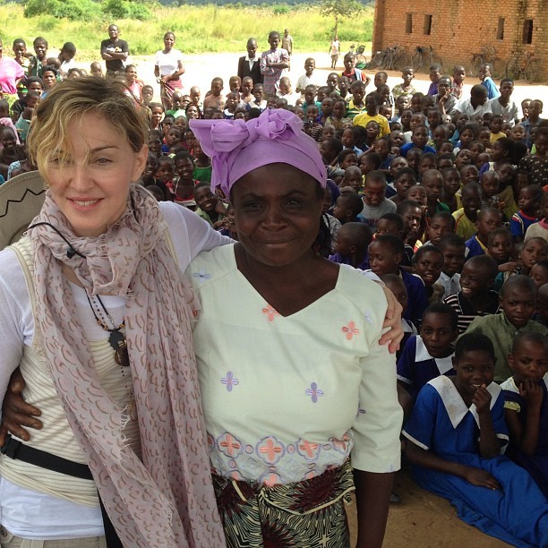 Madonna posta foto durante visita ao Malauí (Foto: Reprodução/ Instagram)
