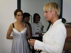 Xuxa inaugura área digital em sua fundação ao lado de Christiane Torloni