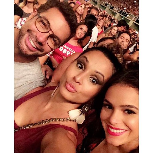 Fernando Torquato, Thaissa Carvalho e Bruna Marquezine (Foto: Reprodução/Instagram)