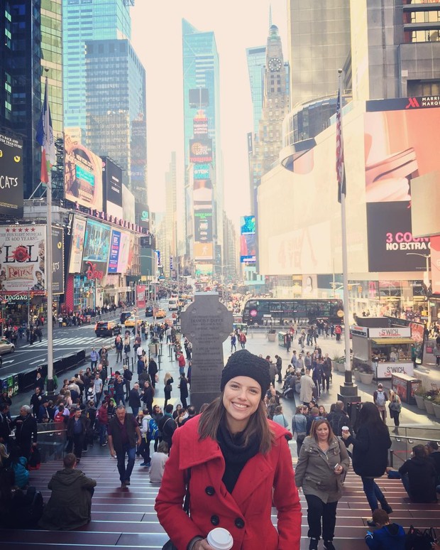 Agatha Moreira em Nova York (Foto: Reprodução/Instagram)
