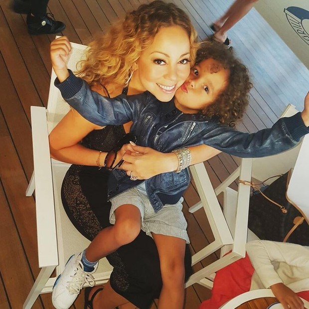 Mariah Carey com o filho (Foto: Reprodução/Instagram)