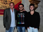 Jayme Monjardim e o filho inauguram restaurante com presença de famosos
