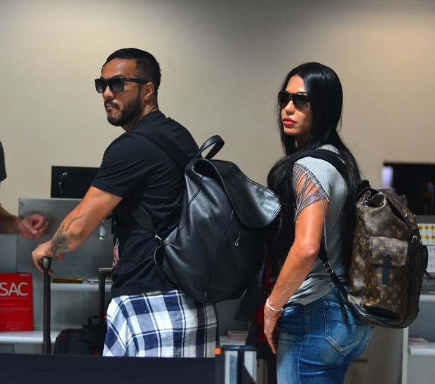 Belo e Gracyanne Barbosa  (Foto: William Oda / AgNews)