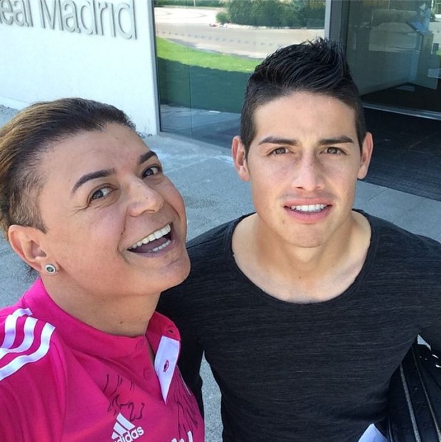 David Brazil e James Rodriguez (Foto: Instagram/Reprodução)