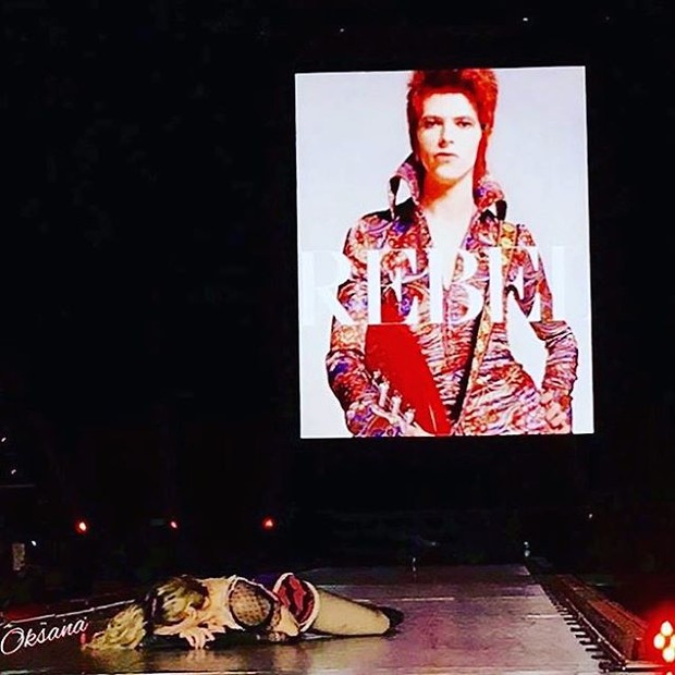 Madonna homenageia David Bowie (Foto: Reprodução/ Instagram)