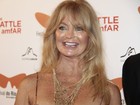 Goldie Hawn usa sandália que comprou no Brasil em pré-estreia 