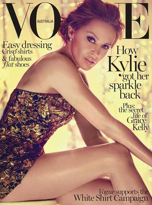 Kylie Minogue (Foto: Revista/Reprodução)