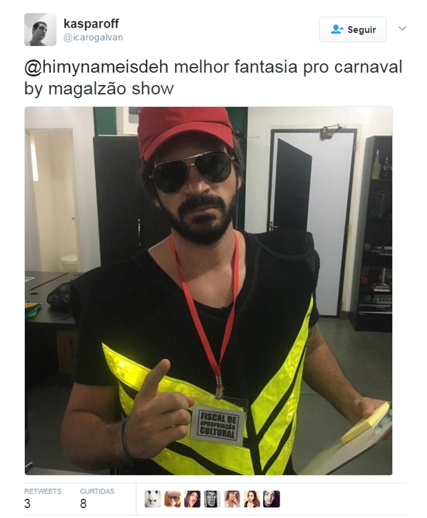 As fantasias mais criativas do Carnaval 2017 (Foto: Reprodução/Twitter)