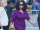Look do dia: veja o estilo de Oprah Winfrey em gravação de programa