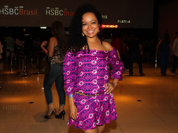 Aretha Oliveira em teatro em São Paulo (Foto: Manuela Scarpa/ Foto Rio News)