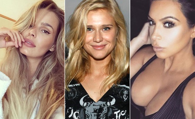 Yasmin Brunet, Celina Locks e Kim Kardashian (Foto: Instagram / Reprodução - Celso Tavares / ego - Instagram / Reprodução)