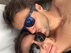 Ivete Sangalo ganha beijo em fim de semana de aniversário: 'Amando'