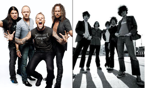 Metallica e The Strokes (Foto: Reprodução)