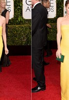 Naomi Watts e Leslie Mann usam vestidos quase iguais em premiação