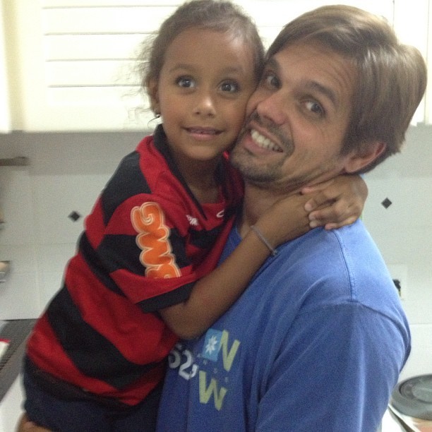 Armando, filho de Monique Evans, com a filha (Foto: Instagram / Reprodução)
