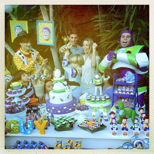 Festa de três anos de Guy, filho de Danielle Winits e Jonatas Faro (Foto: Reprodução/Instagram)