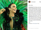 Ivete Sangalo comenta expectativa para desfile na Grande Rio: 'Mágico'