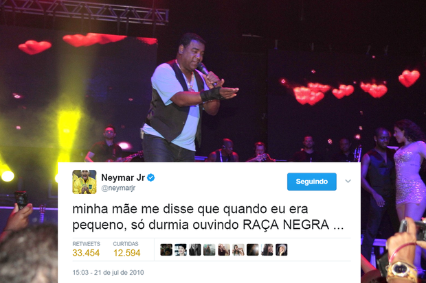 Tweet de Neymar (Foto: Reprodução/Twitter)