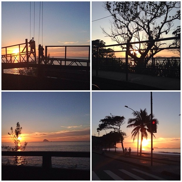 Bruna Marquezine madruga e faz fotos do nascer do sol (Foto: Instagram)